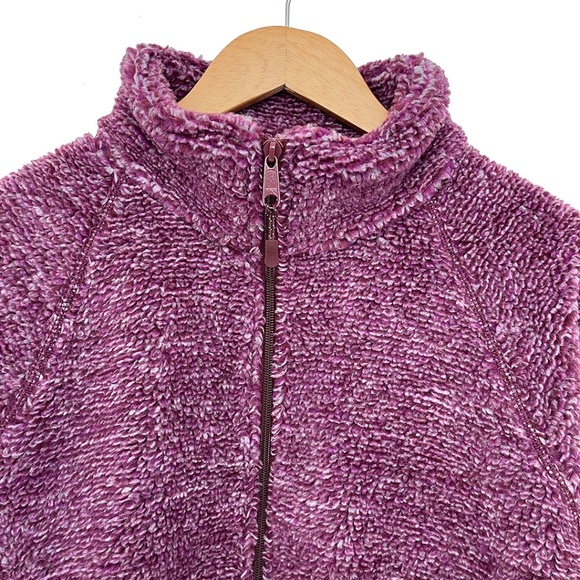 Urban Outfitters High Pile Fleece Mock Neck Full Zip Jacket Men's Medium - Picture 4 of 12